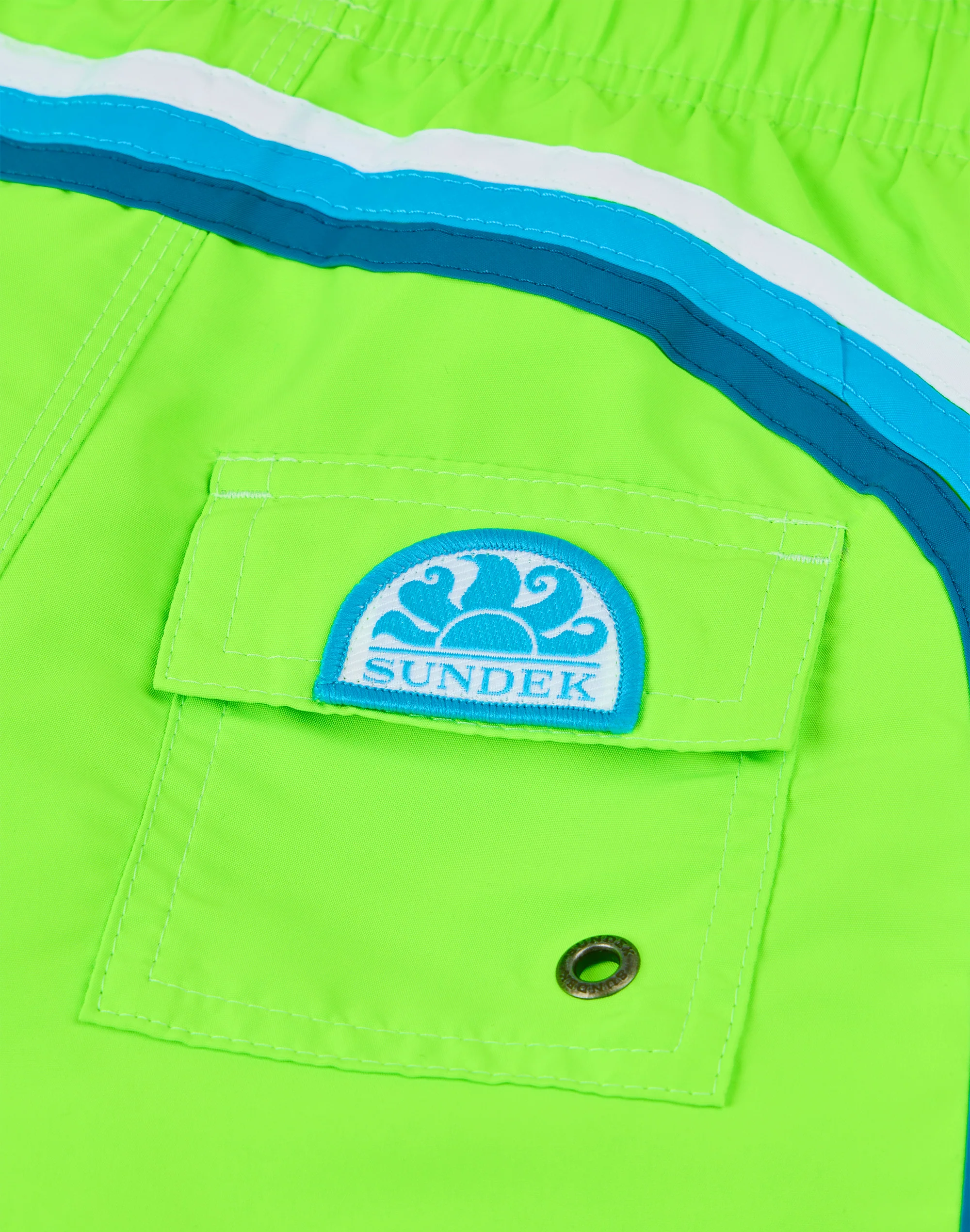 BOY’S SWIMSHORTS SHORT ELASTICATED WAIST ICONIC TAFFETA - Image 3