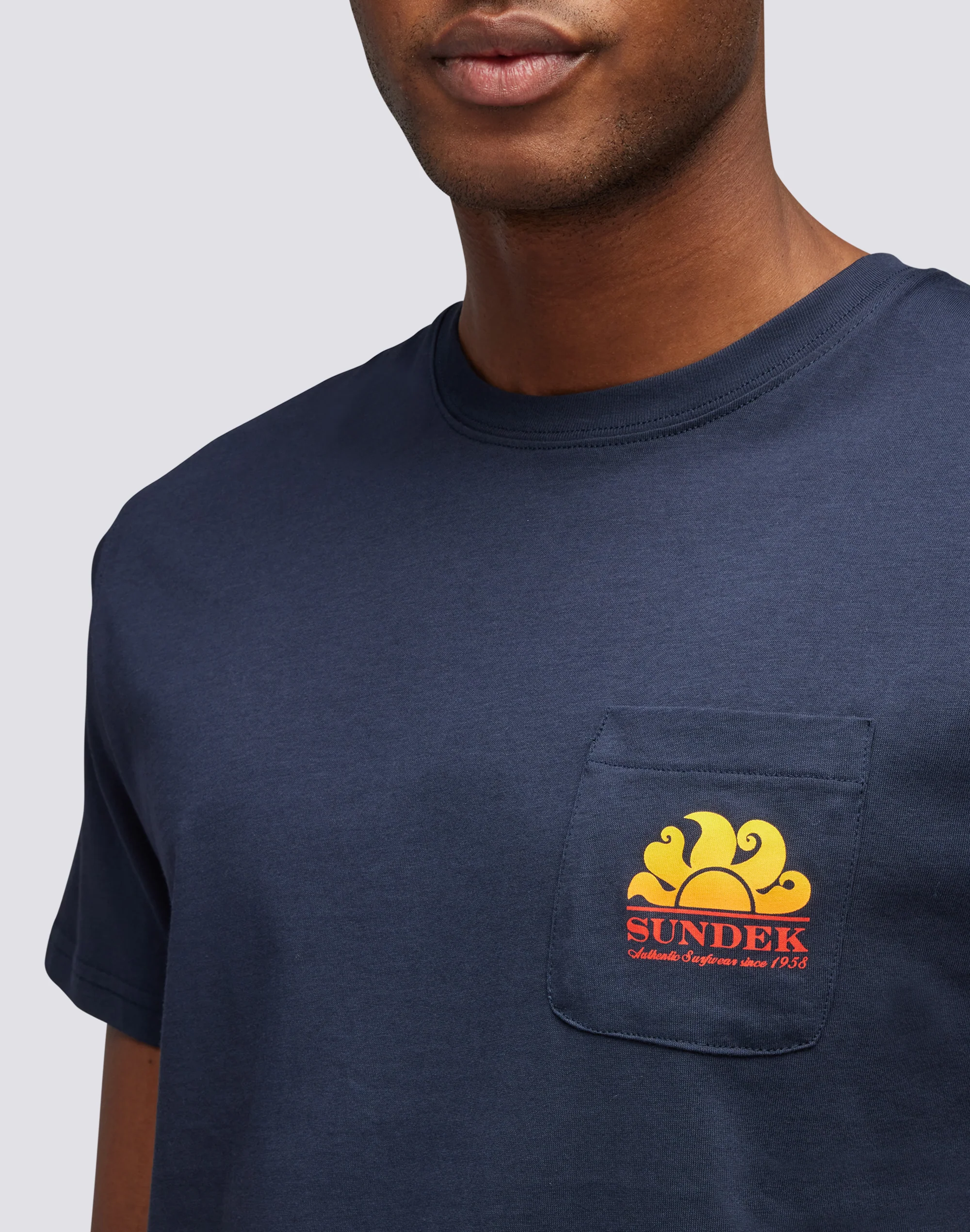 NEW HERBERT CREW NECK T-SHIRT WITH MAXI-LOGO - Image 4